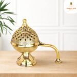 Handcrafted Mini Brass Chirag Dhuni/Fumer