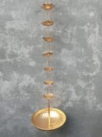 LOTUS SHAPE POT  URLI  FOR HANGINH DIYA AND CANDLE - Image 2