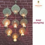 9 TEA LEAF LIGHT HOLDER WALL HANGING FOR DECORATION - Image 6