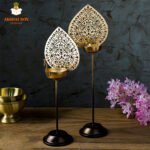 Aamrapali Peacock T-light Stand (Set of 2) - Image 3