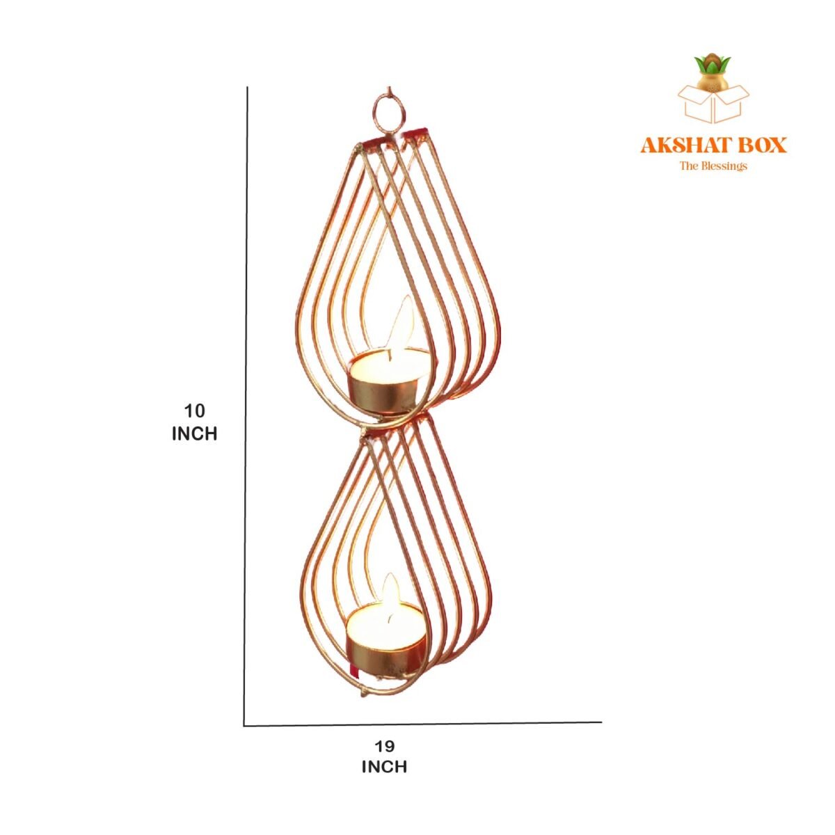 Decorative  Hanging Tea Light Holder - Image 5