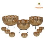 LOTUS CUTWORK URLI WITH BASE SET OF 13 - Image 2