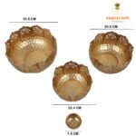 LOTUS CUTWORK URLI WITH BASE SET OF 13 - Image 6