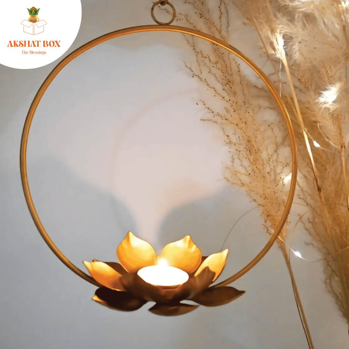 Round hanging Tea Light Holder - Image 3