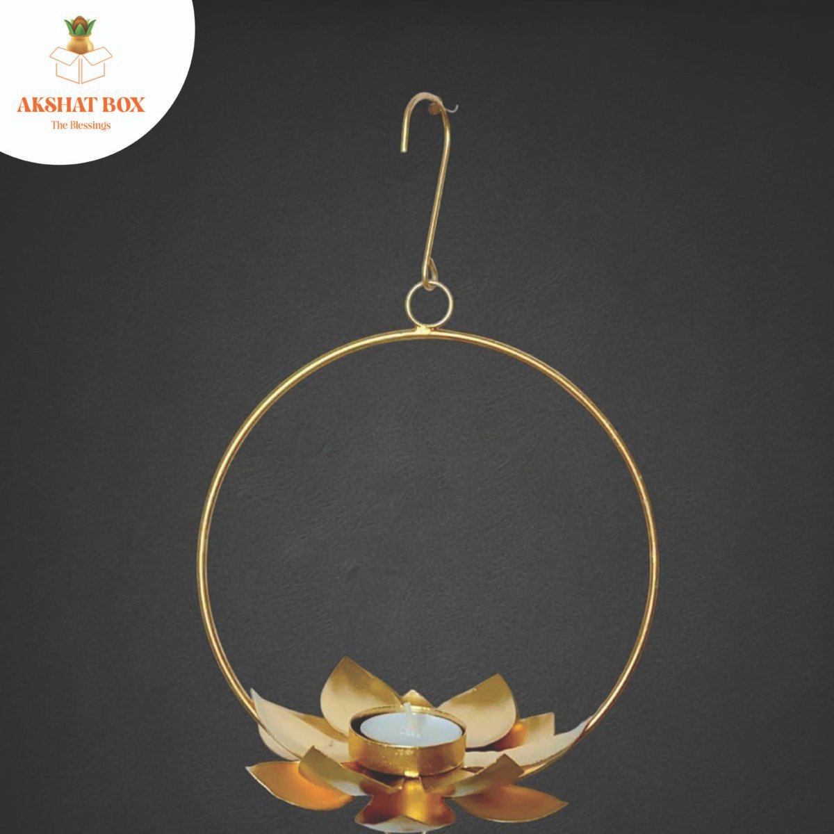 Round hanging Tea Light Holder - Image 5