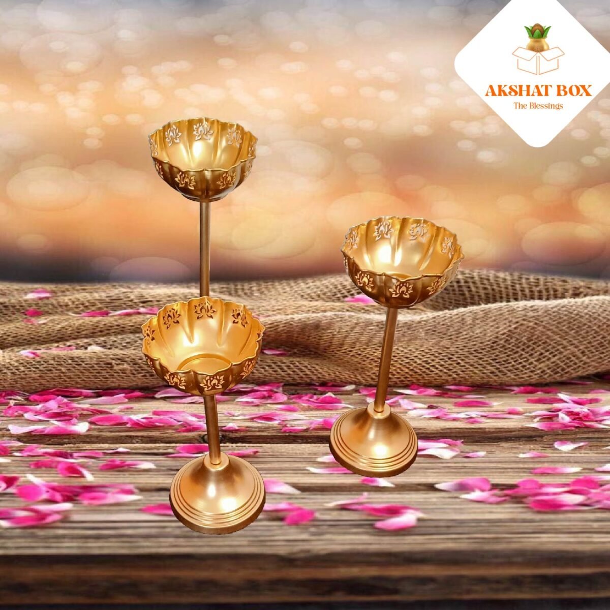 LOTUS CUT URLI STAND SET OF 3 - Image 9