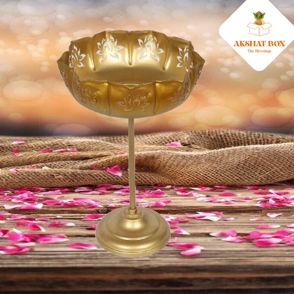 LOTUS CUT URLI STAND SET OF 3 - Image 4