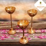 LOTUS CUT URLI STAND SET OF 3 - Image 3