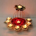 URLI BOWL WITH DIYA  HOLDER
