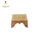 Brass Designer Chowki / Ethanoic - Image 3