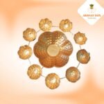 GOLDEN POLISHED LOTUS URLI DIYA - Image 4