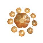 GOLDEN POLISHED LOTUS URLI DIYA - Image 2