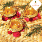 Brass Shankh Chakra Deepak(Diya)