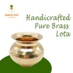 Pure Brass / Diamond Cutting Pooja Lota Kalash / Size-0 - Image 4