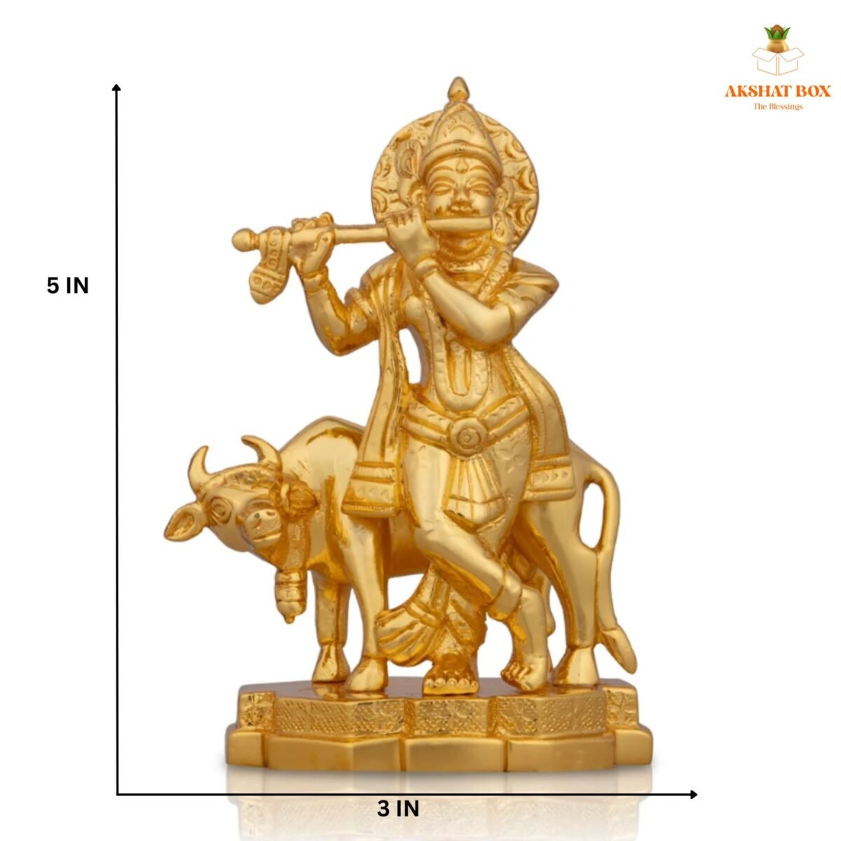 Krishna with Cow - Image 3