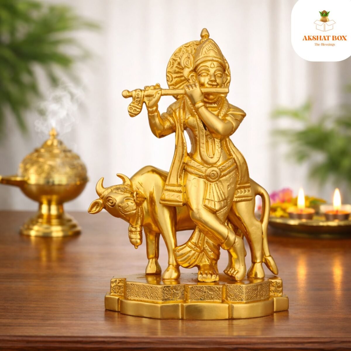 Krishna with Cow - Image 4