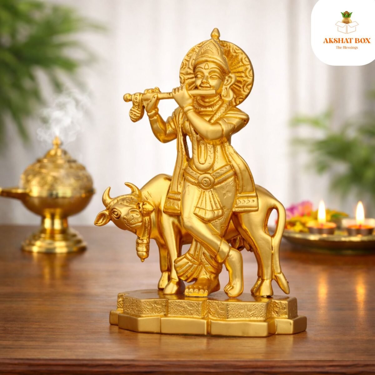 Krishna with Cow - Image 6