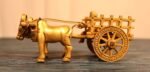 Pure Brass/Antique Finish Village Bullock Cart Decorative & Traditional Bailgadi For Home Decor - Image 2