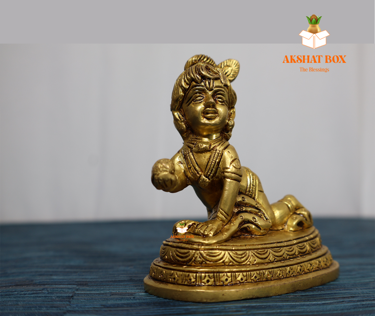 Laddu Balgopal Krishna Brass - Image 5