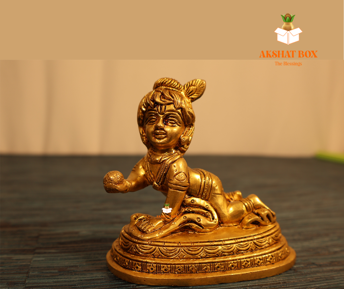 Laddu Balgopal Krishna Brass - Image 3