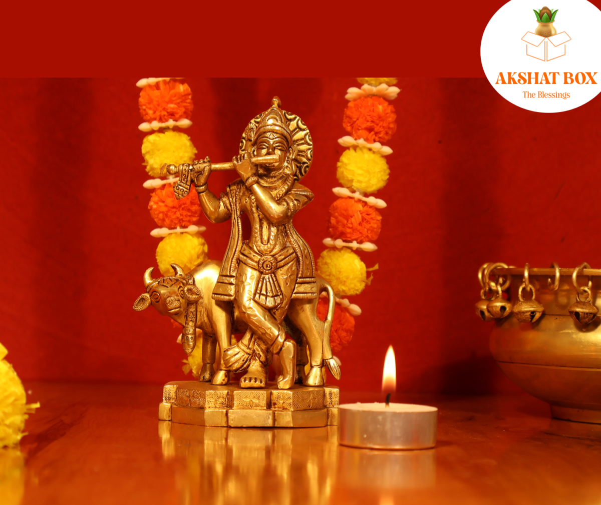 Krishna with Cow - Image 6