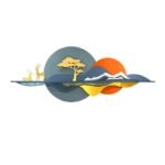 Mountain Dear Leaf Metal Wall Decor