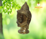 Buy Brass Budha face Statue table top Small High Finishing Quality. - Image 3