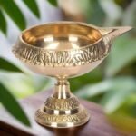 Buy Brass Kuber Diya With Stand (Golden),Size-1, Lowest Prices
