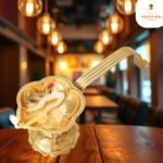 Diya For Aarti Golden Finish Long Handle