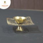 Antique Brass Cutting Jaali Akhand Diya - Image 3