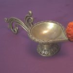 Brass Antique Handcrafted Long Handle Aarti Diya - Image 3