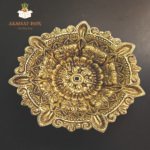 Brass Antique Design Golden finish Saptmukhi Diya - Image 6
