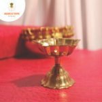 Fine polished Five wick lightweight Diya Brass (2") - Image 3