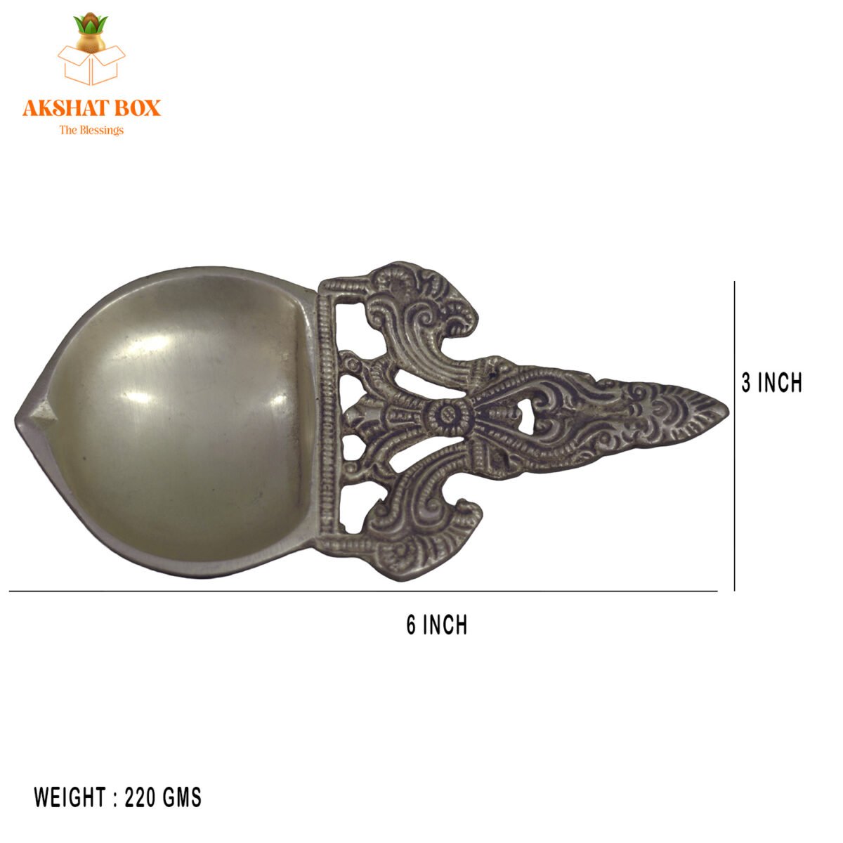 Deepam Burner Brass Karpuram Aarti - Image 2