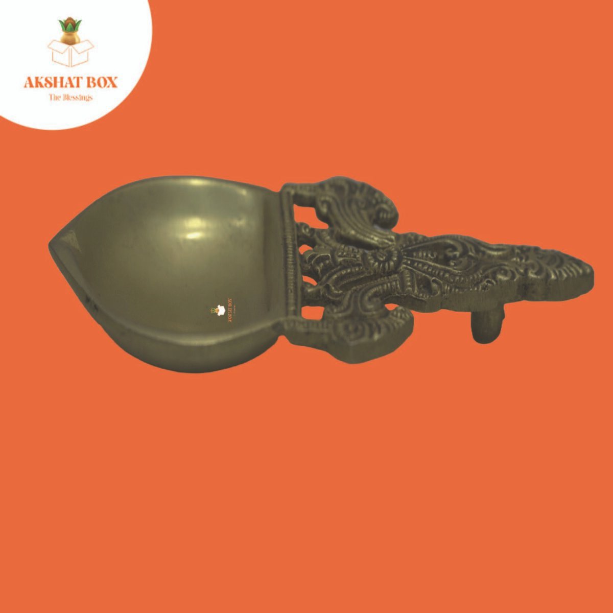 Deepam Burner Brass Karpuram Aarti - Image 4