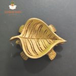Brass Peepal Leaf Diya Stand for Home / Pooja room - Image 5