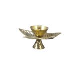 Jali Brass Diya Leaf Design