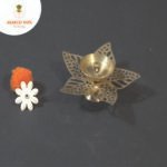 Jali Brass Diya Leaf Design - Image 7