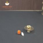 Jali Brass Diya Rangoli Design - Image 3