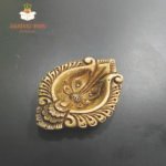 Diwali Diya Brass Heavy Leaf Shaped For Pooja Room - Image 5