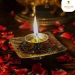 Antique Brass Cutting Jaali Akhand Diya