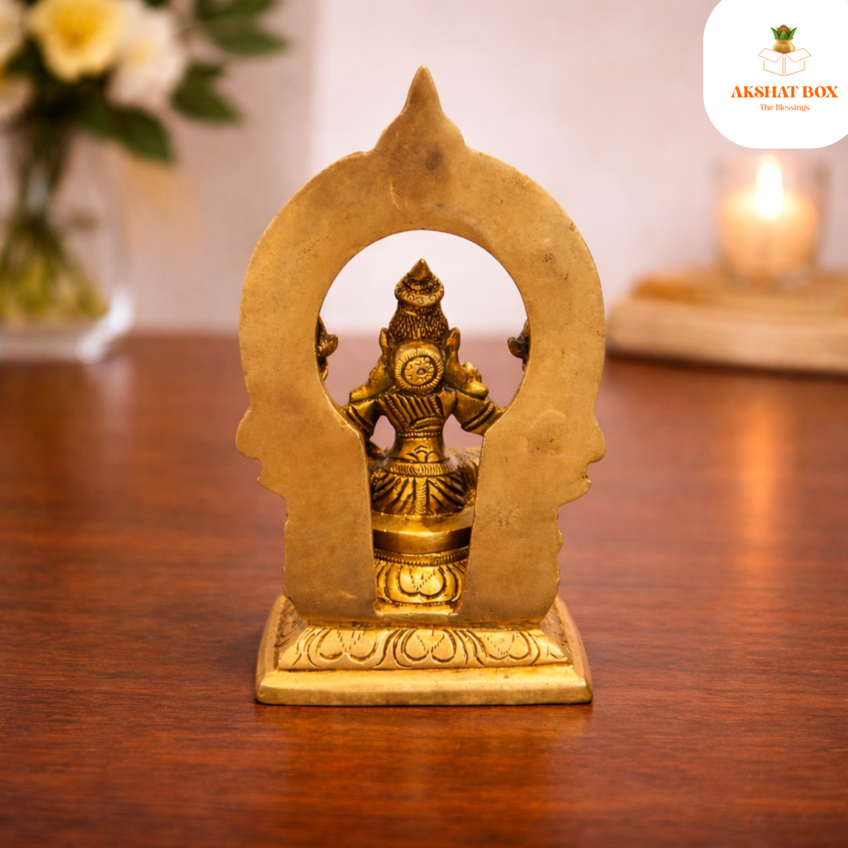 Antique Brass Lord Narasimha - Image 5