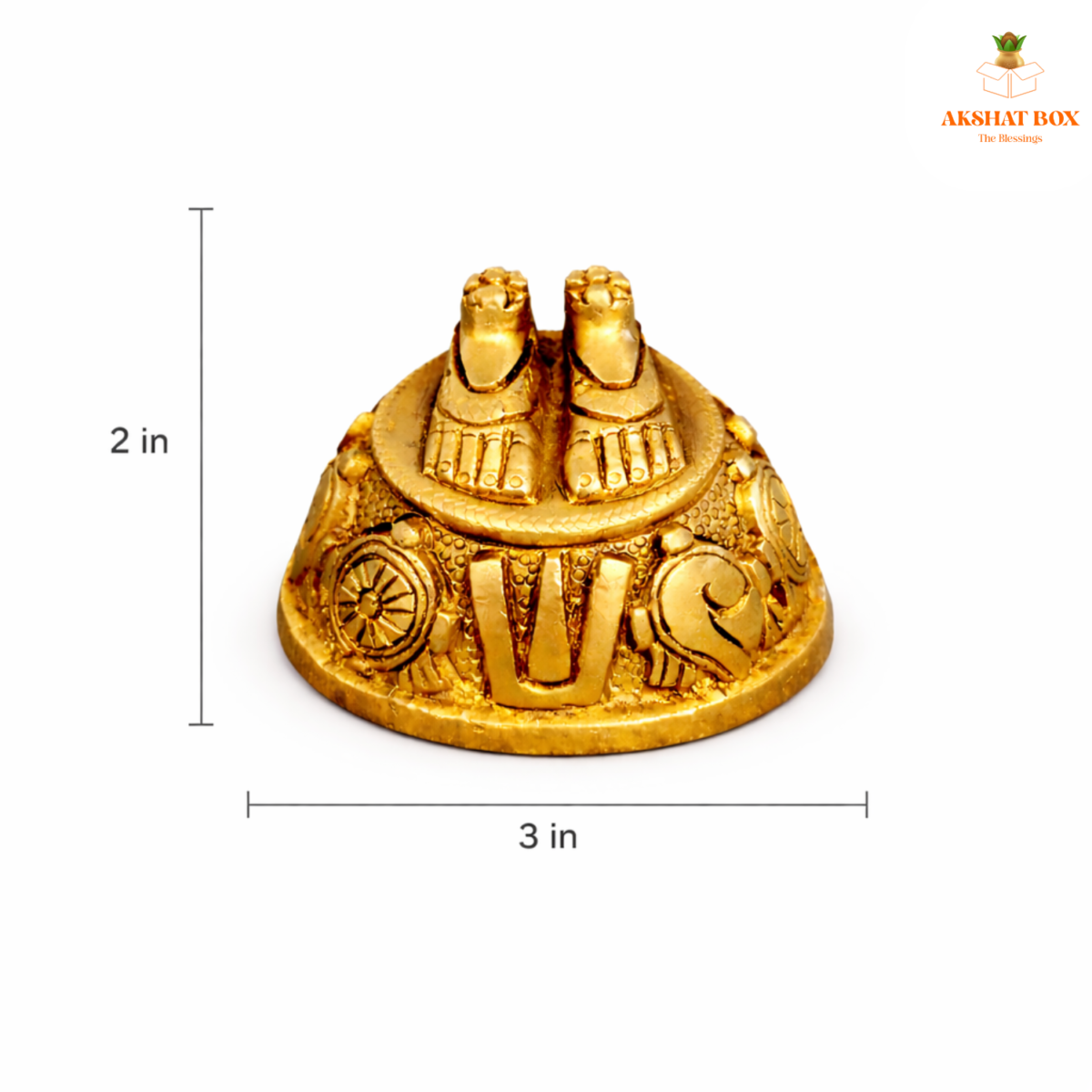 SANKH CHAKRA CHARAN  PADUKA - Image 3