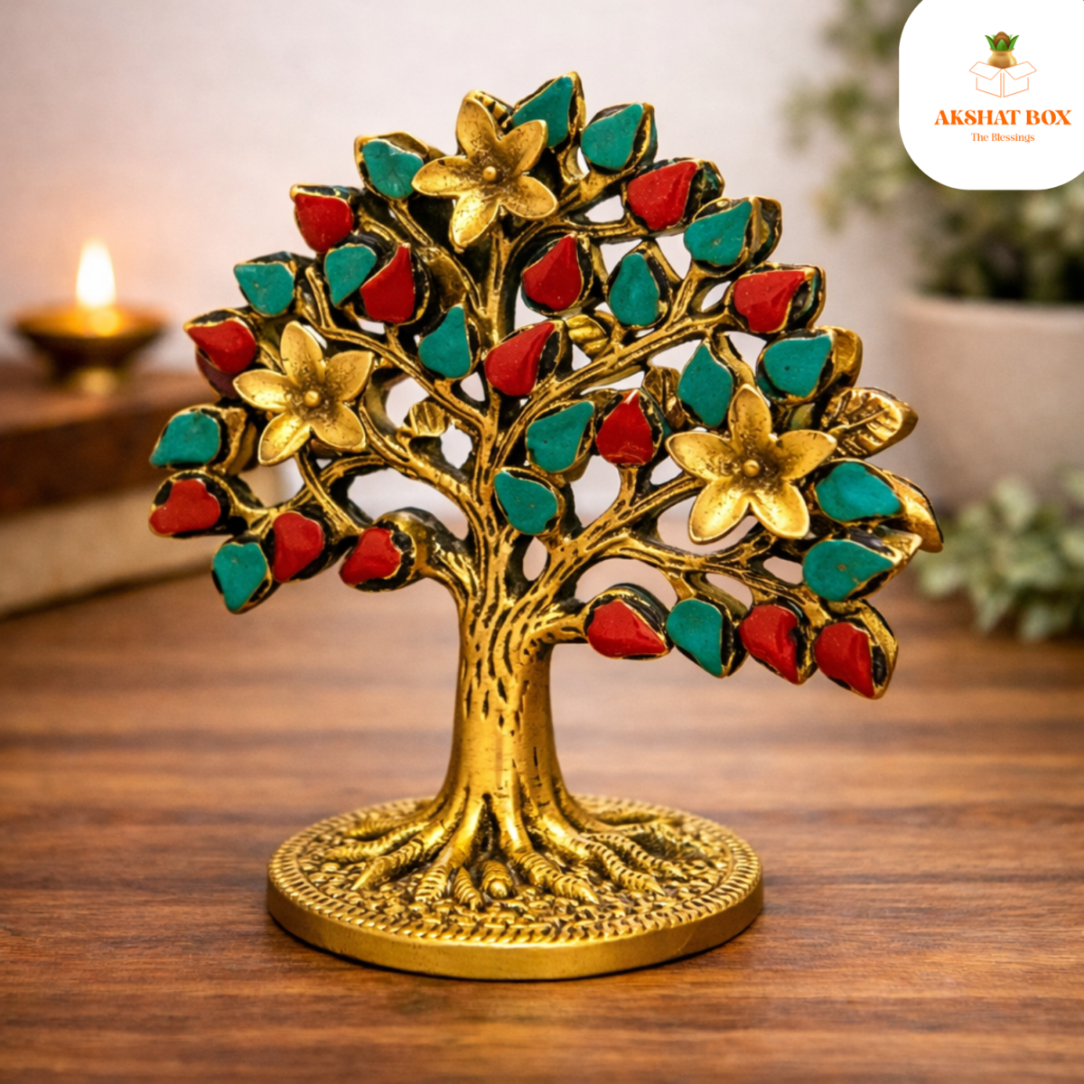 Stone Work Bodhi Tree Table top - Image 2