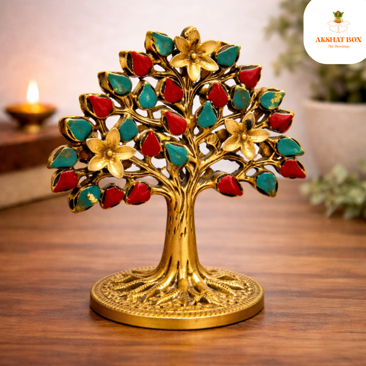 Stone Work Bodhi Tree Table top - Image 3