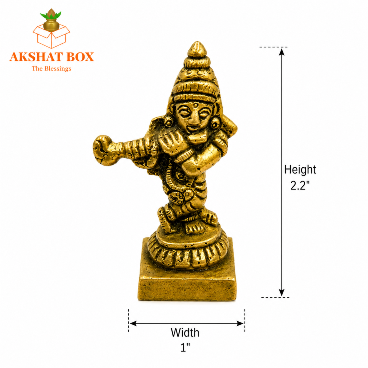 Brass Mini Krishna ji - Image 4