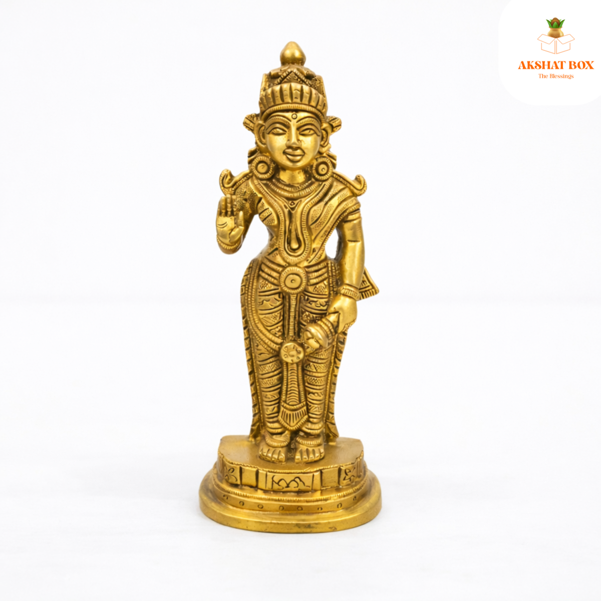 Brass laxmi  Idol - Image 2