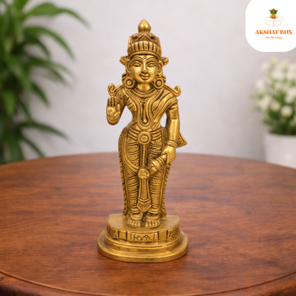 Brass laxmi  Idol - Image 8