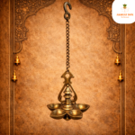 Brass  Traditional Panch Deep hanging  diya