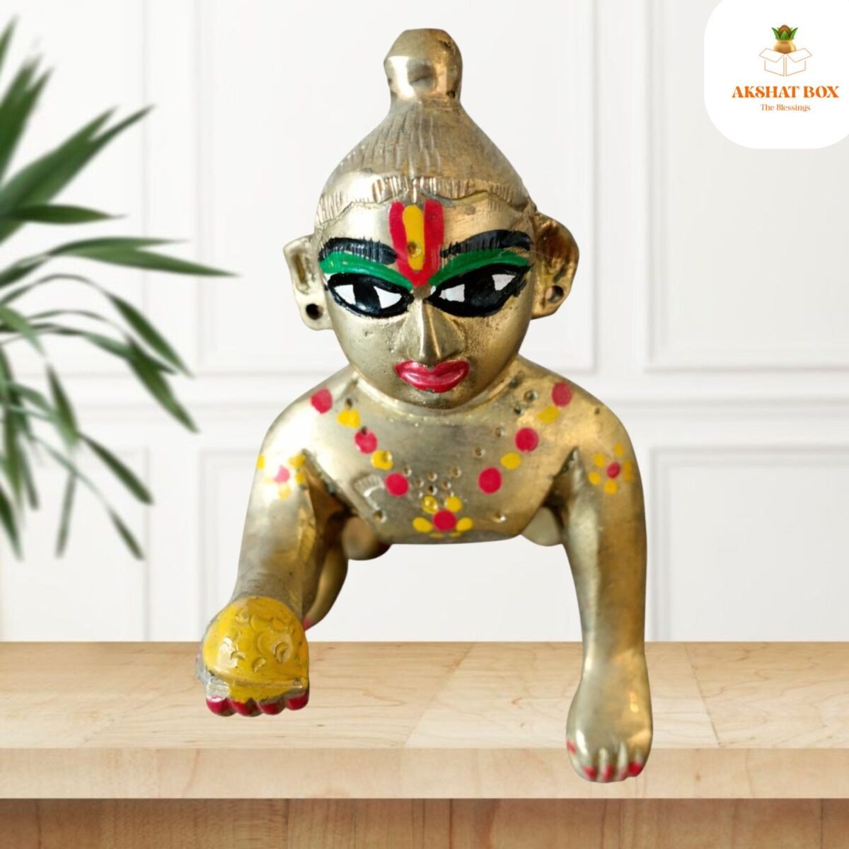 Brass Ladoo Gopal - Image 4